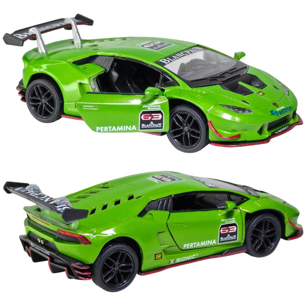 Miniatura Lamborghini Huracan LP 620-2 Super Trofeo 1/36 | Shopee
