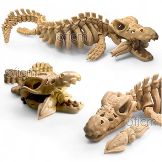 Mosassauro Esqueleto Articulado com Squid Brinquedo Jurassic Fóssil Posável Fidget Toy Dino World