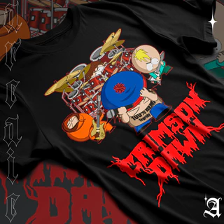 Camiseta Premium South Park Banda de Rock Friends Amigos Kyle Desenho Animado Camisa Moda Divertida
