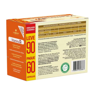 Vitamina D3 2000Ui L90 P60cps S.Gel - em Oferta na Shopee