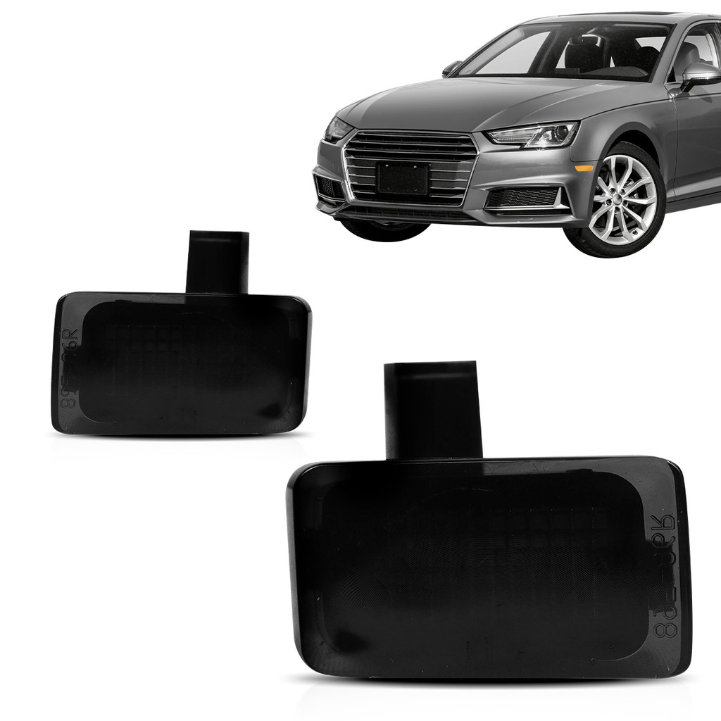 Espejo Lateral Derecho Para Audi A4 2017-2021 - Negro, Con Indicador De Dirección Y Punto Ciego
