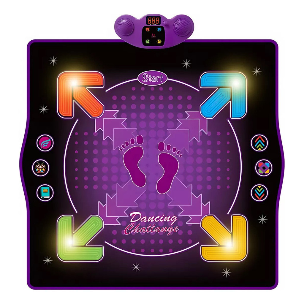 Tapete De Dança Eletrônico Para Crianças, 4 Modos De Jogo