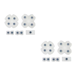 2 Kits Completos de Borrachas Condutivas Jdm/jds 001/011/020 Compatíveis com Controle de PlayStation 4 Ps4
