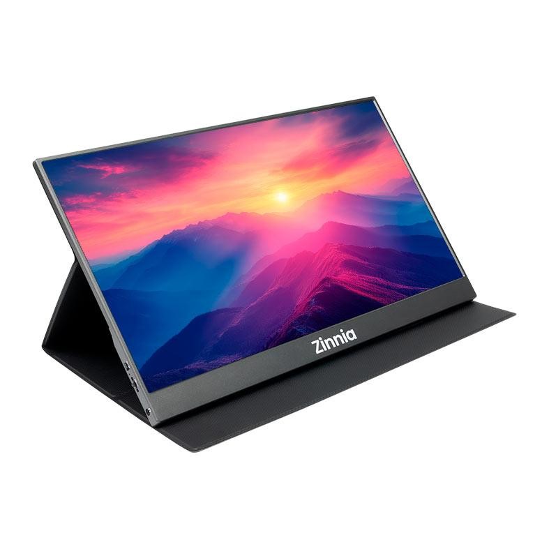 Monitor Portatil Profissional Zinnia Vizion S, 15.6 Pol, IPS, FHD, 60Hz, FreeSync, ZNO-VZNVS-BL02