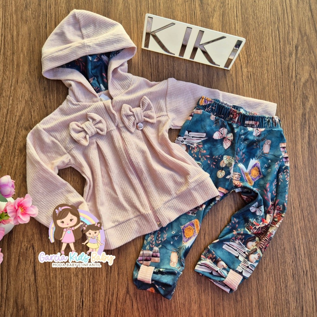 ウェア kiki Conjunto Baby Kiki inverno 3 meses a 12 meses | Shopee Brasil