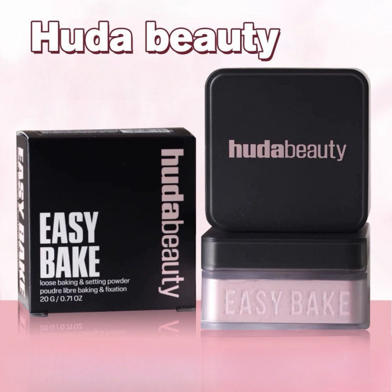 Huda Beauty Baking Set Maquiagem Pó Hidratante Duradouro Iluminando Cor Corretivo Conjunto De Controle De Óleo De Facial em Oferta na Shopee