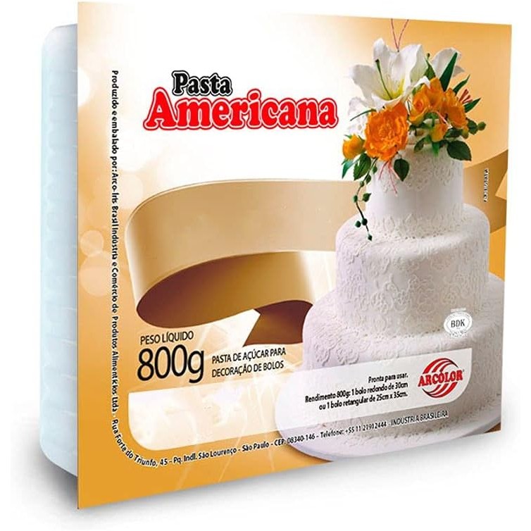 Pasta Americana Tradicional Arcolor 800g