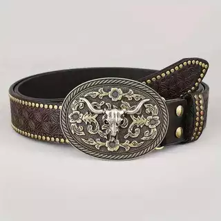 Cinto Casual De Negócios ESPOIR, De Couro PU Masculino De Marca Moderna Com Design De Luxo Calças Jeans De Cowboy Ocide