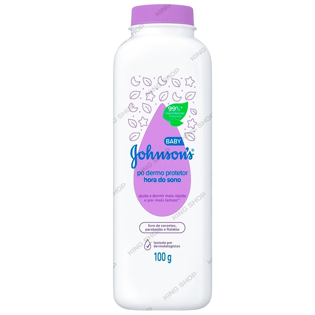Talco Johnson’s Baby Infantil Hora Sono Pós Banho Higiene Bebês 100g ...