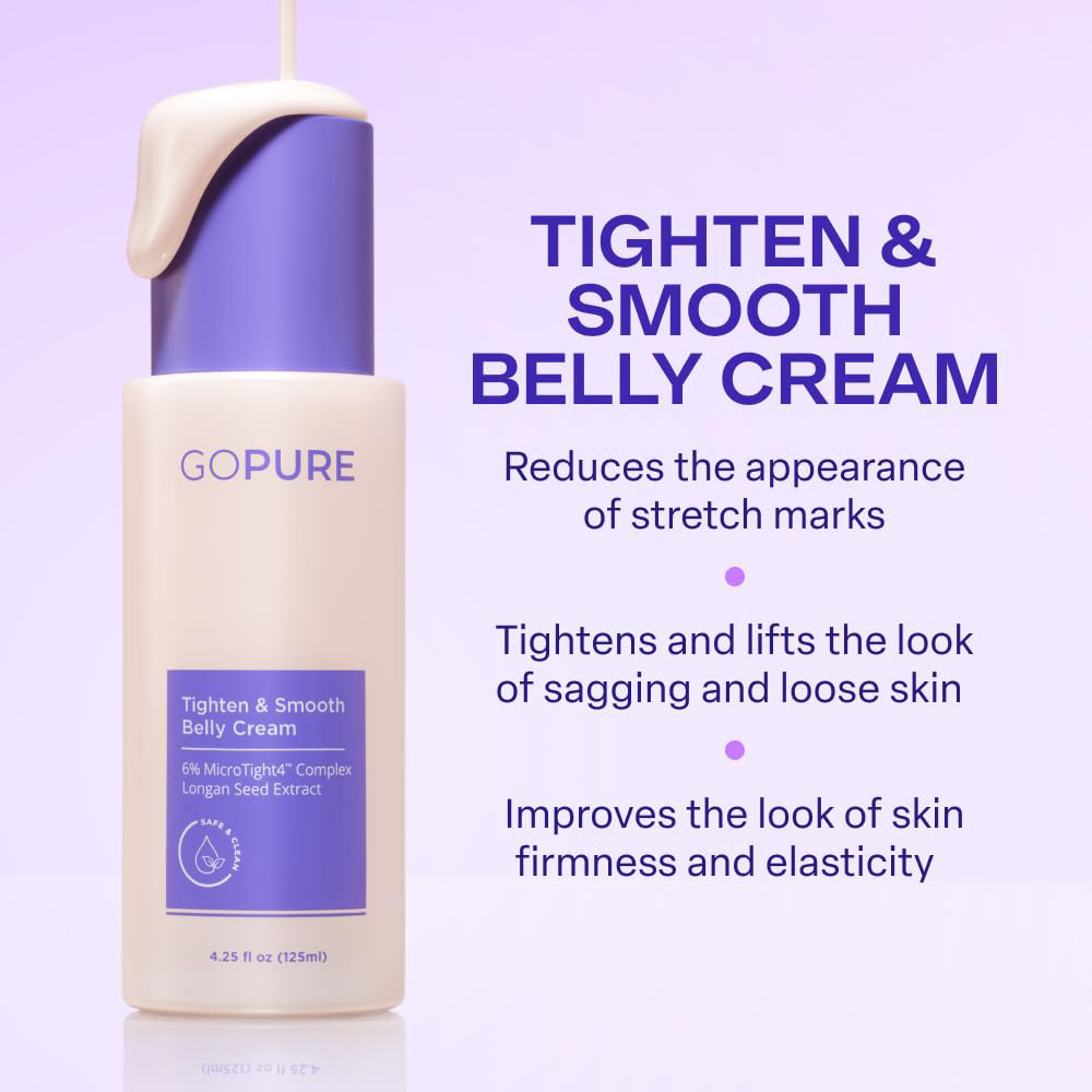 GoPure Tightening and Smooth Abdominal Cream 125ml | Shopee Brasil