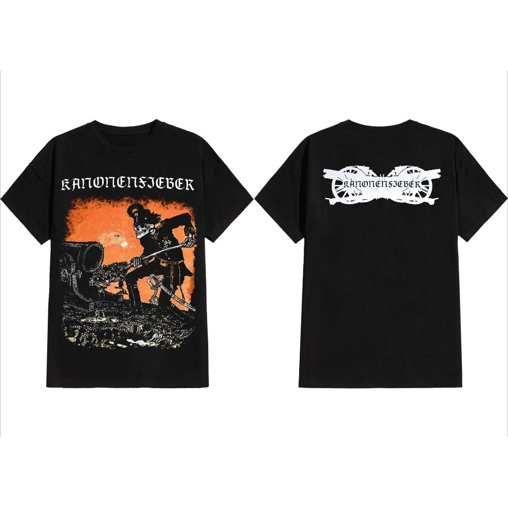 Camiseta Luxo Unissex Kanonenfieber Gravura Algodão