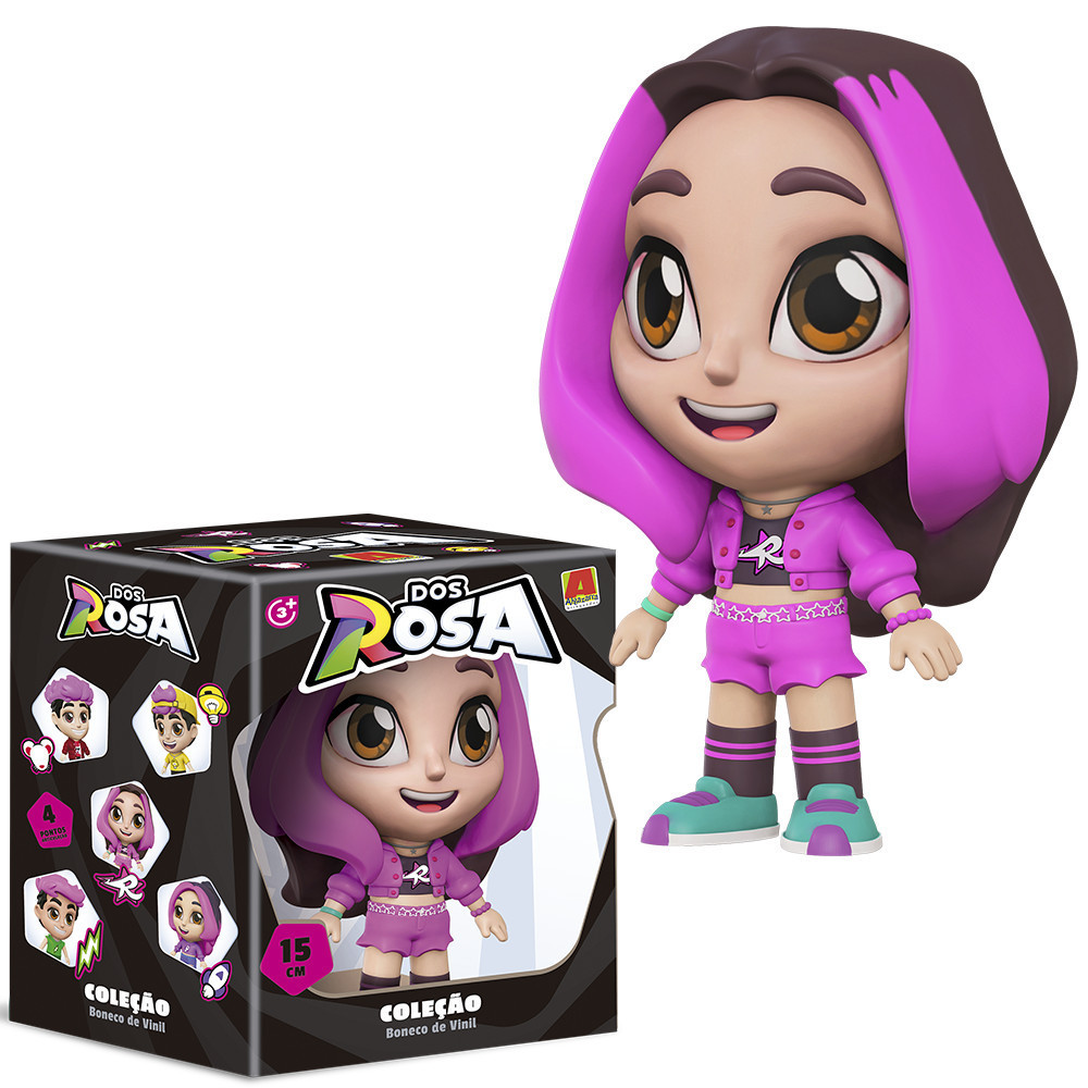 Boneca De Vinil 15 Cm Turma Dos Rosas Emily Vick Lançamento Coleção ...
