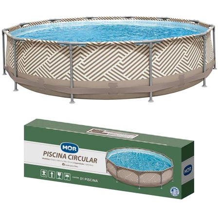 Piscina Redonda Estrutural PVC 7200 Litros - Mor