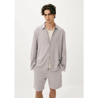 Camisa Masculina Regular Manga Longa em Oferta na Shopee