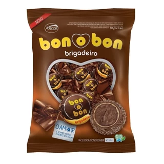 Chocolate Arcor Bon o bon Brigadeiro 750g em Oferta na Shopee