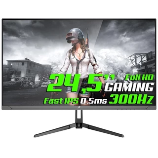 MONITOR GAMER SUPERFRAME EPIC, 24.5", FAST IPS, FULL HD, 0.5MS, 300HZ, HDR, FREESYNC, PRETO
