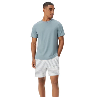 Pijama Masculino Curto Listrado Hering - Algodão em Oferta na Shopee