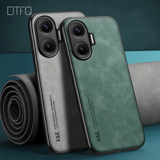 Magnética Capinha De Celular Capa De Couro De Luxo para POCO F7 / POCO F7 Pro / POCO F7 Ultra