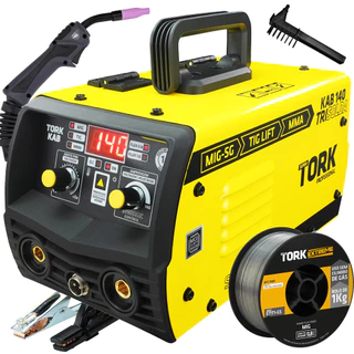 Maquina Tri Solda Inversor 140a Mig Eletrodo Serralhero Tig 220v em Oferta na Shopee