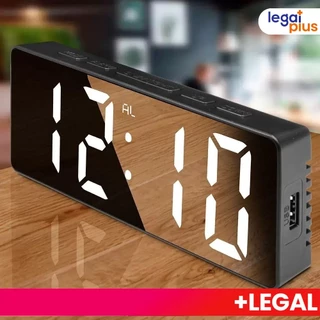 Temporizador Relógio Despertador Digital com Monitor de Temperatura para Mesa