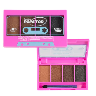 Paleta De Sombra Para Sobrancelhas Brow Mix PopStar HBE2510 Ruby Rose Lançamento