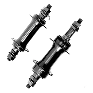 Par Cubo Dianteiro/traseiro Aço Carbono 32 Furos Preto