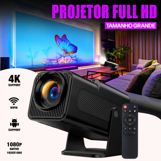Projetor Hy320 Wifi Hd 390 Ansi Android 11 Smart Portátil Full HD 4k Cinema 5g Bluetooth 5.0 Hdmi em Oferta na Shopee