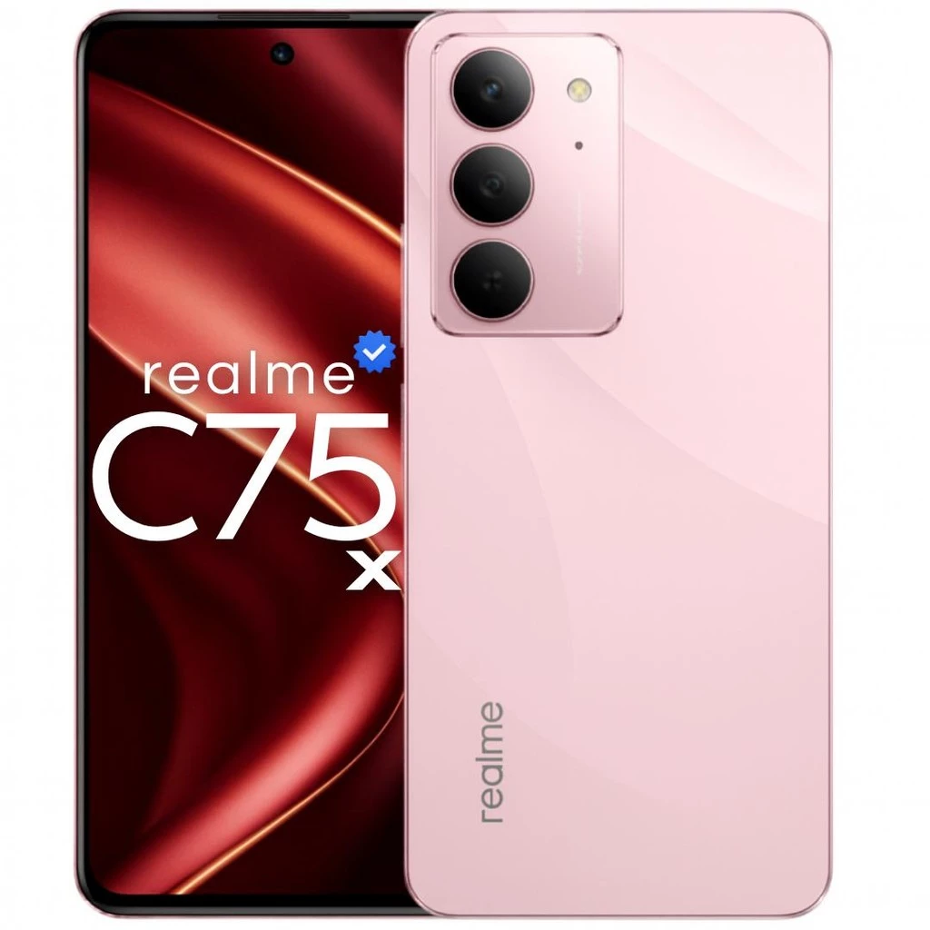 Smartphone Realme C75X 256GB Cam 50MP 120Hz IP69 Prova dágua Celular Lançamento 2025 Garantia 1 Ano