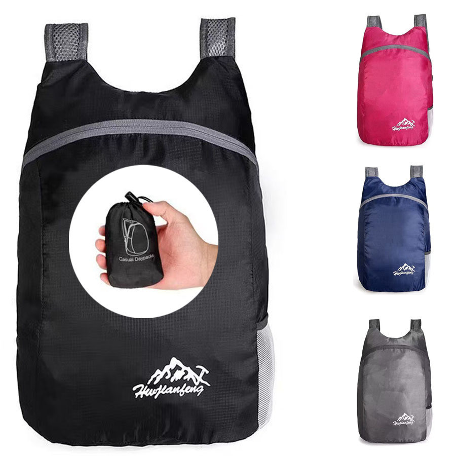 Mochila Portátil Ultraleve Dobrável Para Viagemaosha