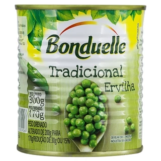 Ervilha Bonduelle Lata 170g - Embalagem com 24 Unidades em Oferta na Shopee