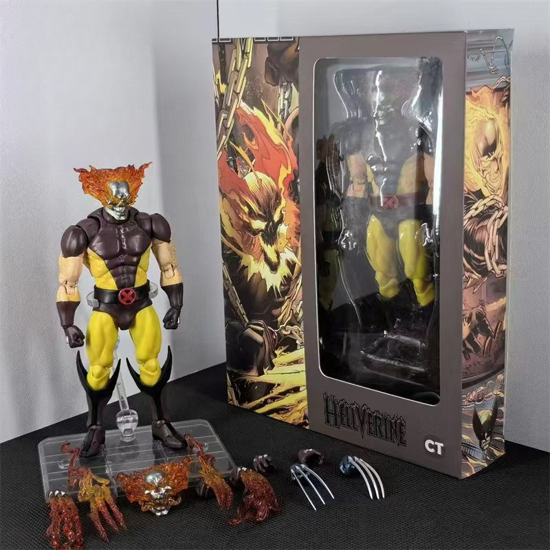 Figura de Ação Marvel Hellverine Wolverine CT Toys mafex 138 096
