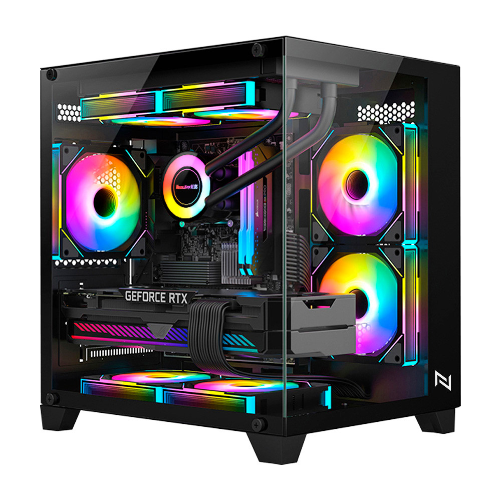 Pc Gamer Ryzen 5 5600X, 16GB 3200Mhz, (RX 6600 8GB), A520M, SSD 480GB M.2, 600W 80 Plus, 3 fans RGB, Neologic - NLI90303