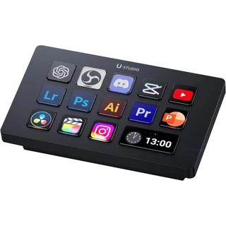 ULANZI D200H Mesa Controladora para Lives Profissional 14 Teclas LCD para OBS Twitch/YouTube/PC/Mac