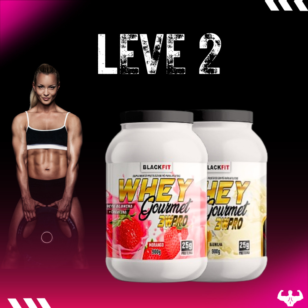 KIT 2 WHEY - MAIS SABOROSO E MAIS BARATO - QUALIDADE DA MATÉRIA PRIMA ...