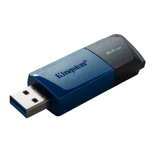 Pen Drive Kingston DataTraveler Exodia M, 64GB, USB 3.2, Preto e Azul, DTXM-64GB