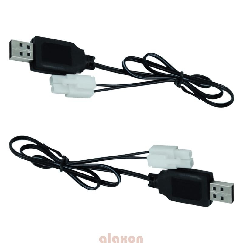 Cable De Carga USB Para Batería De Litio 6.0V Con Conector KET-2P – Accesorio Para Coches RC, Drones Y Excavadoras A Escala