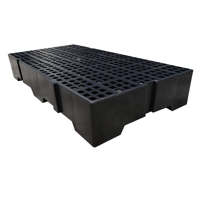 Estrado Plástico Modular 13x41x82cm - Preto