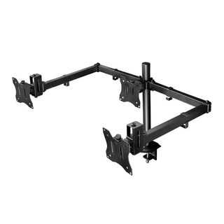 Suporte Articulado Para 3 Monitores Zinnia TMS 300, 13 Pol a 27 Pol, Preto, ZNO-TMS300-BK01 em Oferta na Shopee