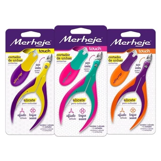 Alicate para Cutícula + Cortador de Unhas Merheje Touch em Oferta na Shopee