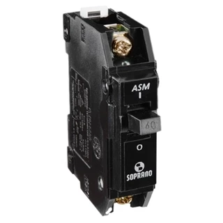 Disjuntor Soprano Nema 1P 20A ASM-B Preto em Oferta na Shopee