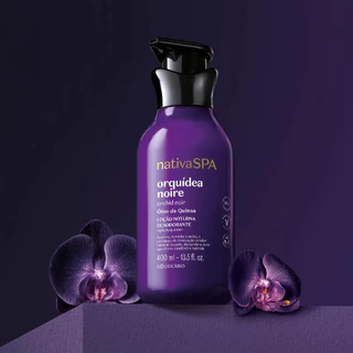 O Boticário Nativa SPA Hidratante Corporal Orquídea Noire 400ml.