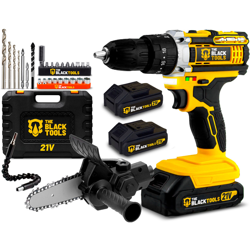 Parafusadeira Furadeira Impacto Profissional 21v Tb-21px 2 Bat