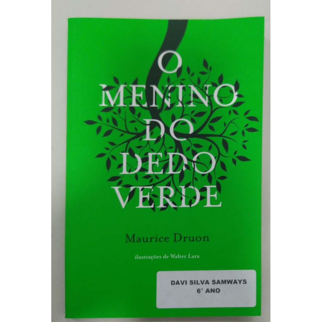 O Menino Do Dedo Verde de Maurice Druon 7549471 | Shopee Brasil