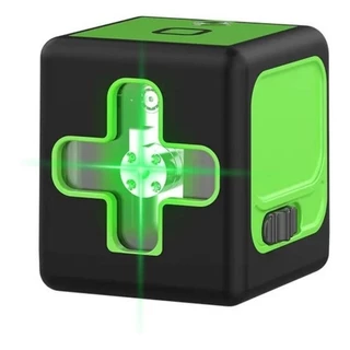 Nível Laser Portátil, 20m, 2 Linhas, Recarregável, com Alerta Sonoro - Kit Completo