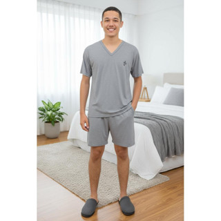 Pijama  Poliviscose Masculino Curto Conforto  Leveza em Oferta na Shopee