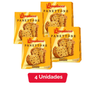 Kit Panettone Bauducco - 4 Unidades de 400G