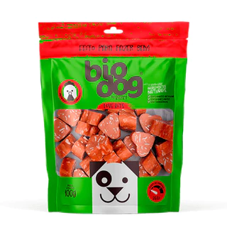 Petisco Gourmet Bio Dog Para Cães Love Bits 100g em Oferta na Shopee