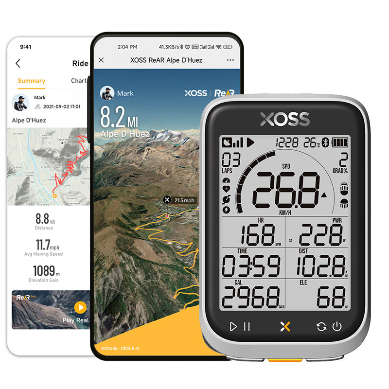 XOSS G3 + GPS Computador De Ciclismo Velocímetro Bluetooth Sem Fio