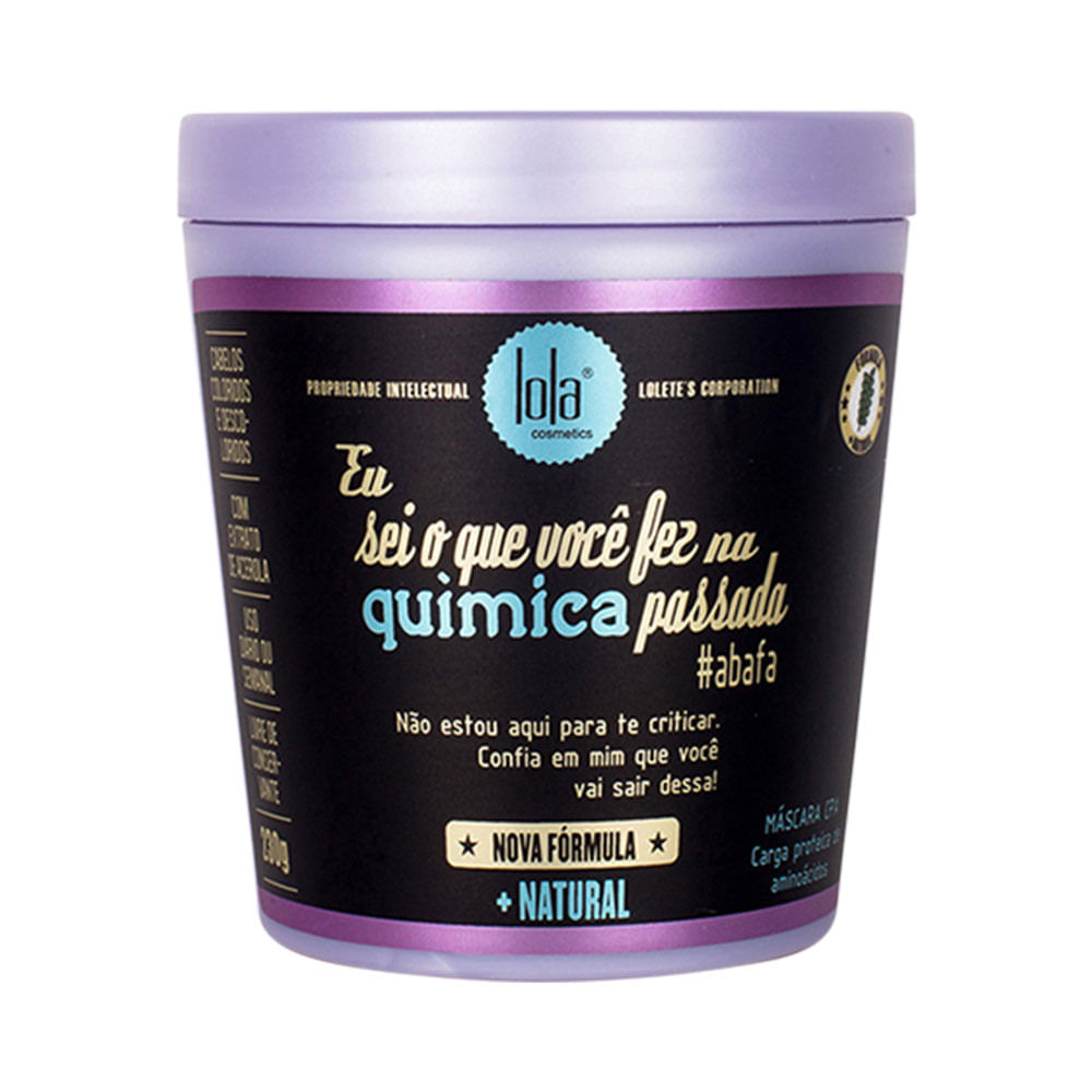Máscara Lola Eu Sei O Que Você Fez Na Química Passada 230g | Shopee Brasil