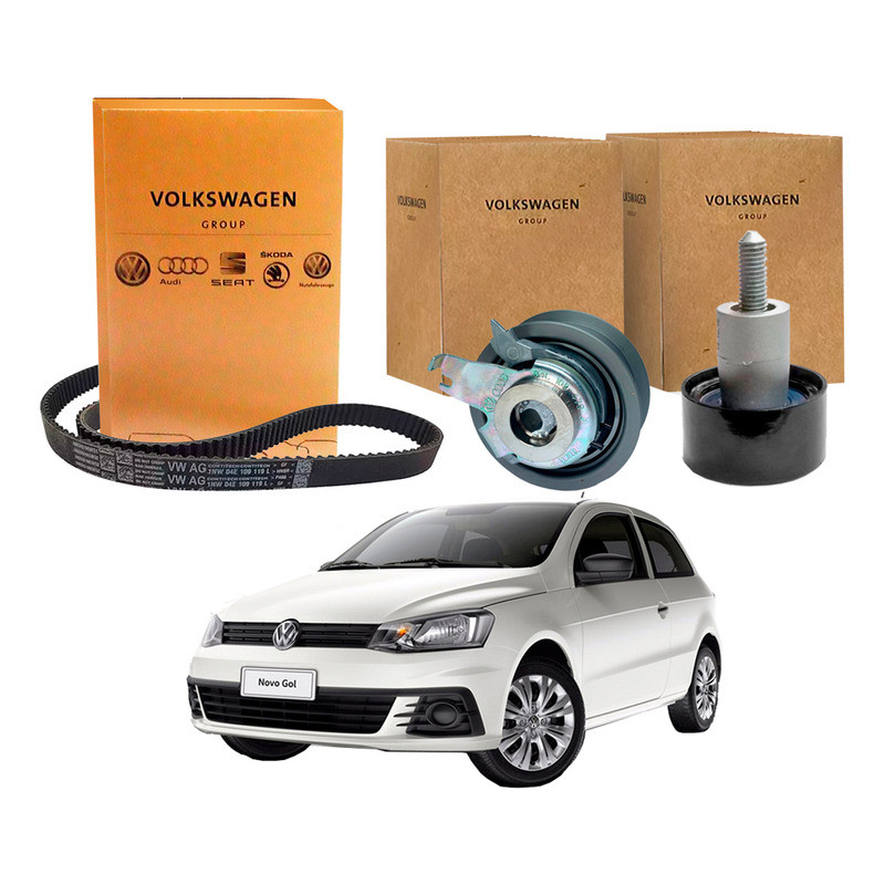 Kit Correia Dentada Tensor Gol G7 1.0 12v 2018 A 2022 | Shopee Brasil